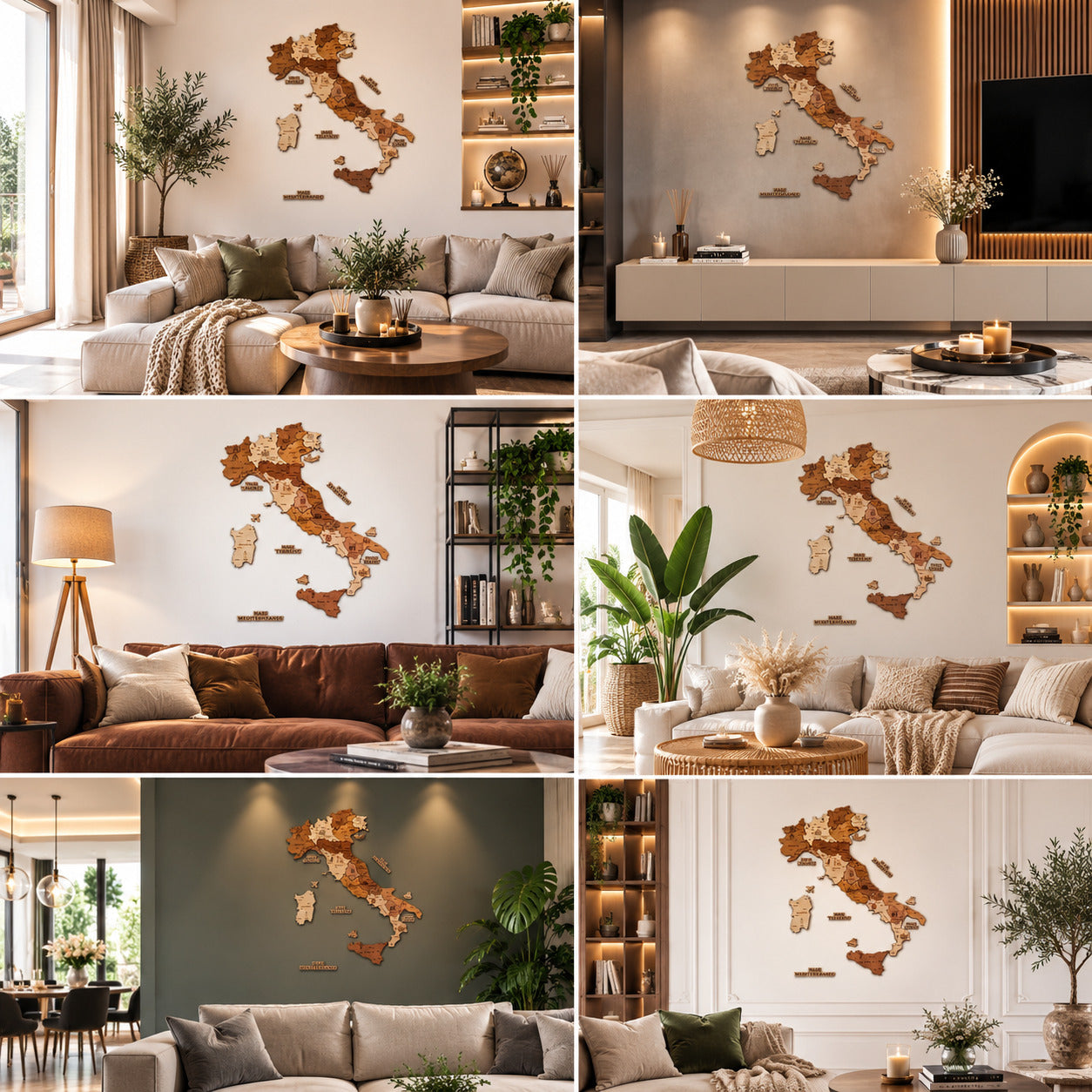 Mappa in legno
