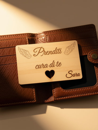 Biglietto d'amore NFC in Legno # Proposta 5