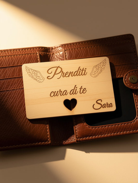 Biglietto d'amore NFC in Legno # Proposta 5