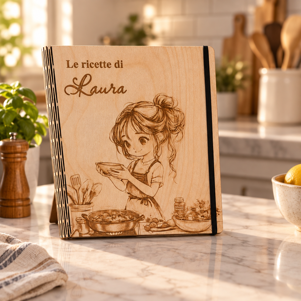 Ricettario in legno - Astra