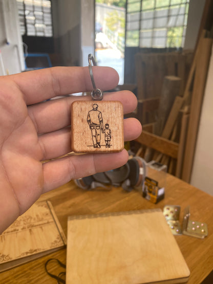 Portachiavi per Papà - Bambino
